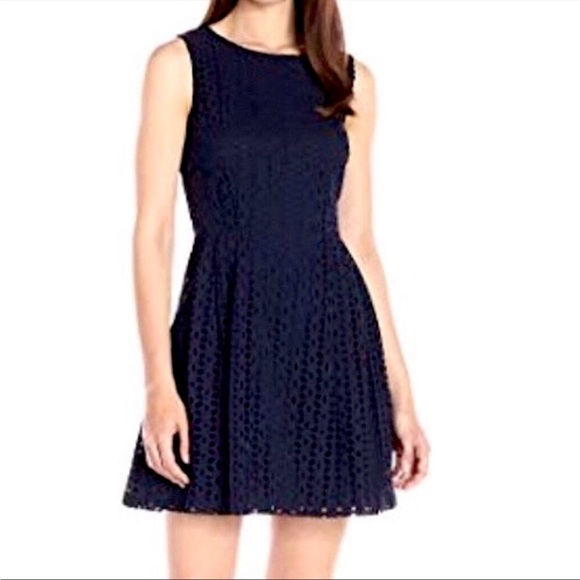 CeCe Cynthia Steffe Claiborne Eyelet A Line Dress - Picture 3 of 9
